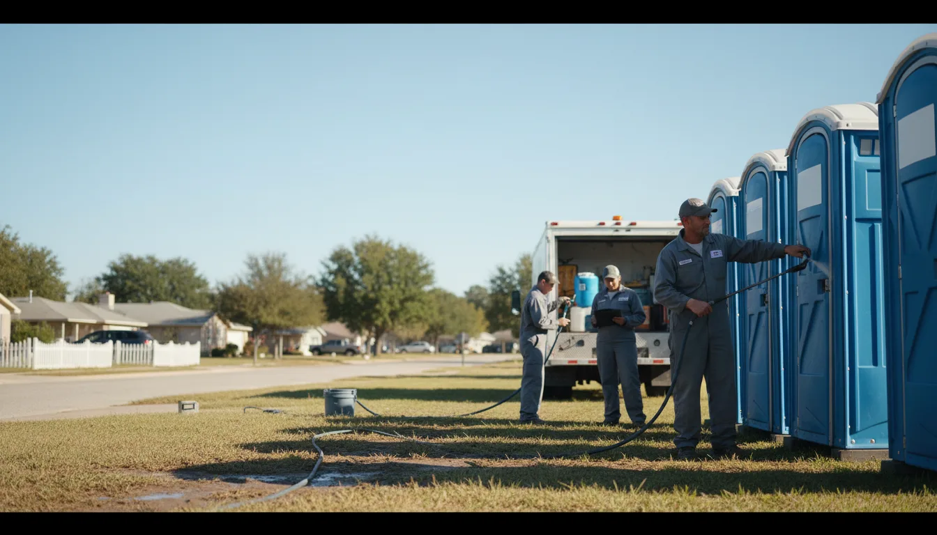 Long-Term Portable Toilet Rental in Cave Spring, GA near me